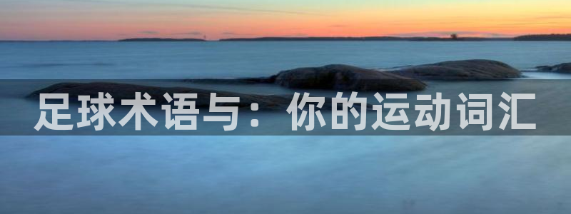 米兰体育官方正版app神州：足球术语与：你的运动词汇