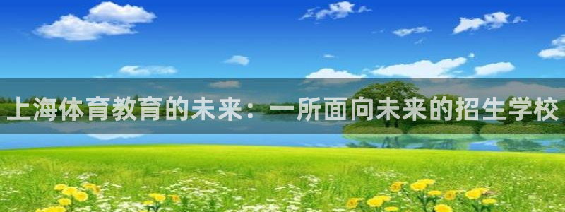海南米兰体育官网下载发展怎么样：上海体育教育的未来：一所面向
