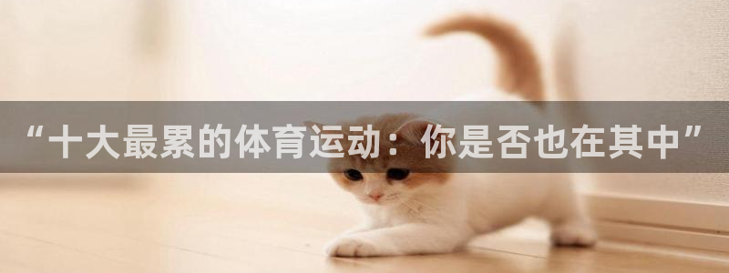  米兰体育ios下载安装：“十大最累的体育运动：你是否也在其中